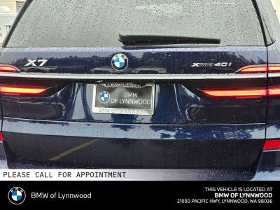 2027 BMW X7 xDrive40i