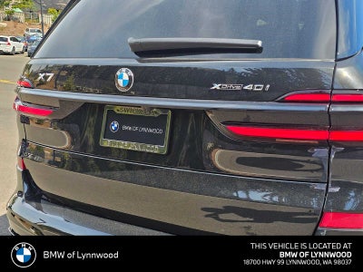 2026 BMW X7 xDrive40i xDrive40i