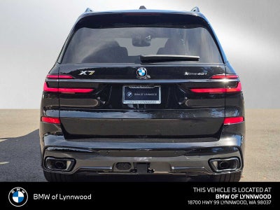 2026 BMW X7 xDrive40i xDrive40i