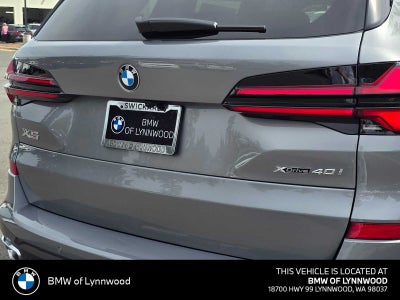 2026 BMW X5 xDrive40i xDrive40i