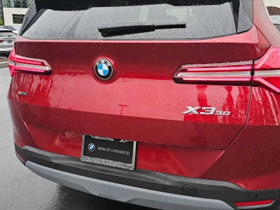 2026 BMW X3 30 xDrive