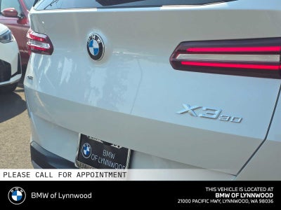 2026 BMW X3 30 xDrive