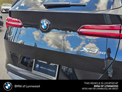 2026 BMW X3 30 xDrive 30 xDrive