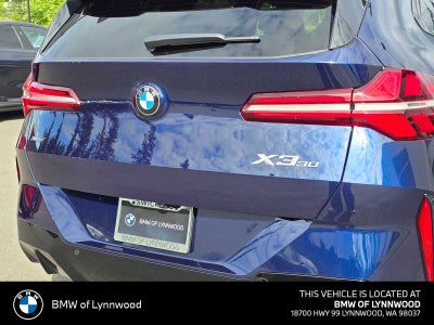 2026 BMW X3 30 xDrive 30 xDrive