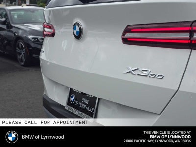 2026 BMW X3 30 xDrive 30 xDrive