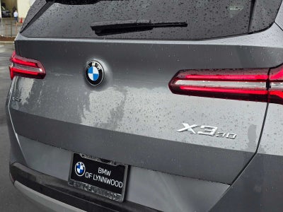 2025 BMW X3 30 xDrive 30 xDrive