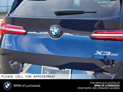 2026 BMW X3 30 xDrive