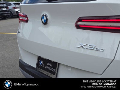 2026 BMW X3 30 xDrive 30 xDrive