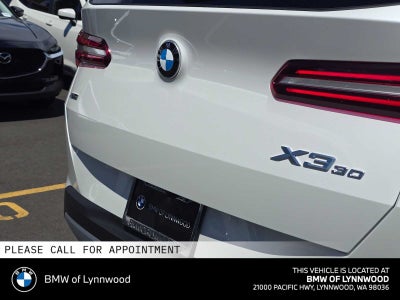 2026 BMW X3 30 xDrive