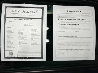 2024 Honda Accord Hybrid EX-L