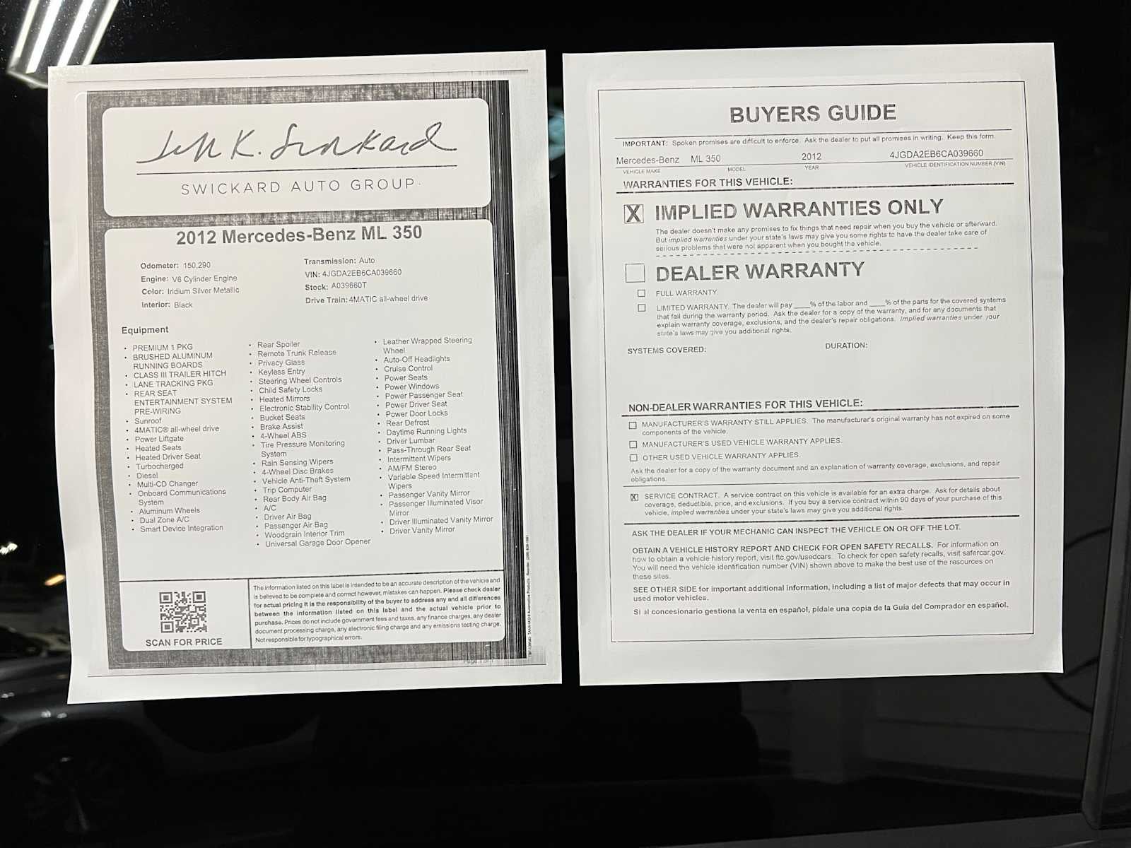 2012 Mercedes-Benz M-Class ML 350 BlueTEC