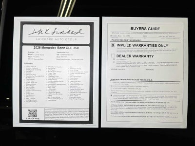 2026 Mercedes-Benz GLE 350 4MATIC® SUV