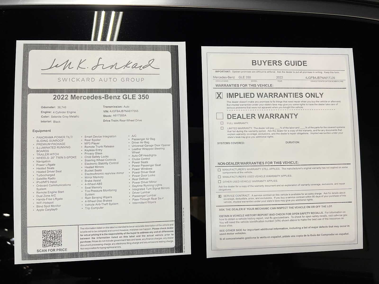 2022 Mercedes-Benz GLE 350 SUV