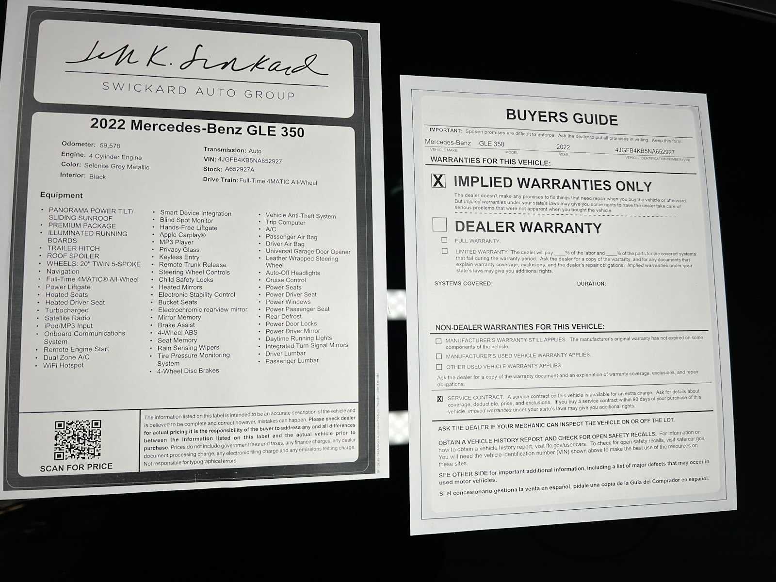 2022 Mercedes-Benz GLE 350 4MATIC® SUV