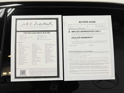 2026 Mercedes-Benz GLE 450 4MATIC® SUV