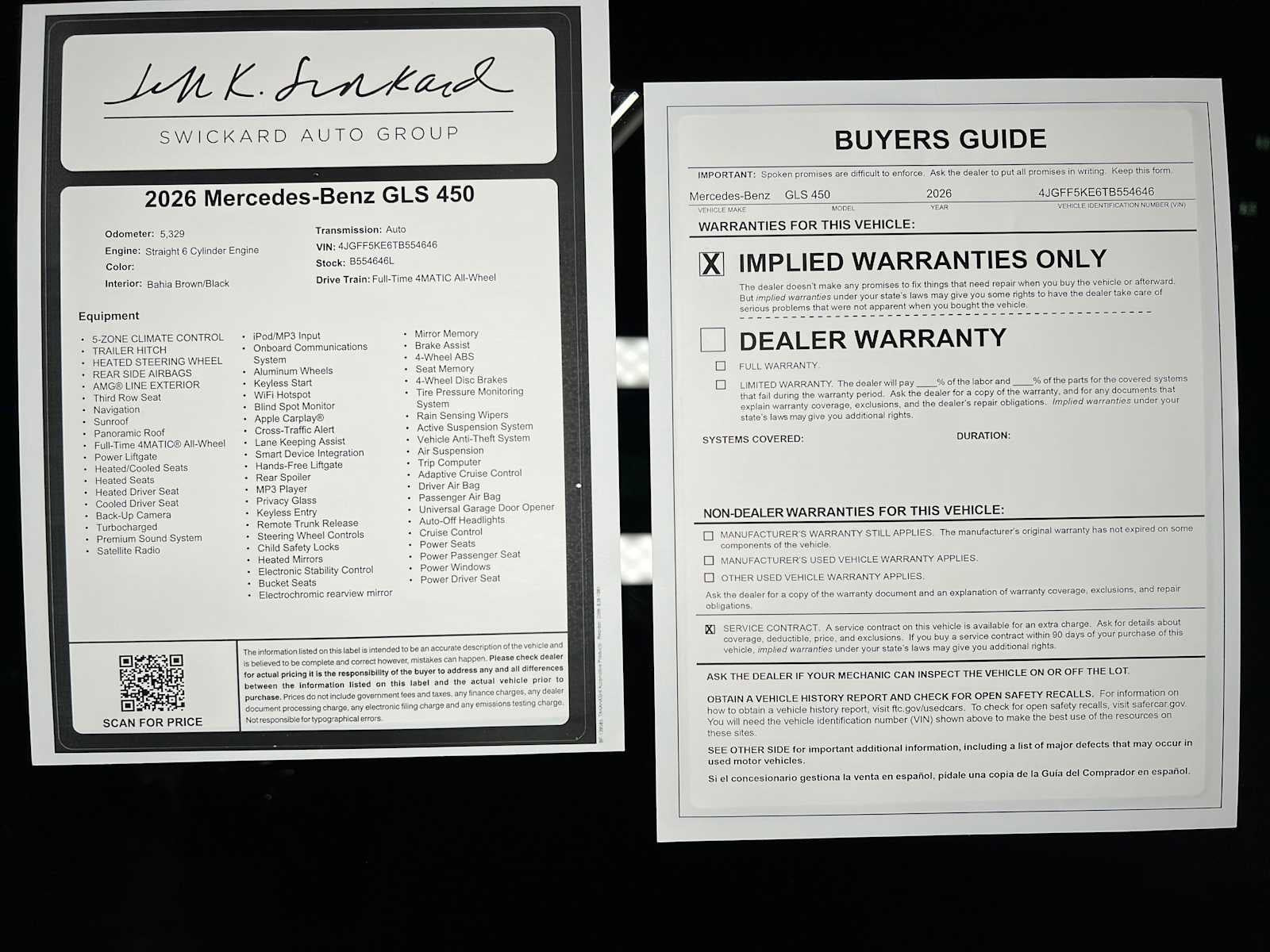 2026 Mercedes-Benz GLS 450 4MATIC® SUV
