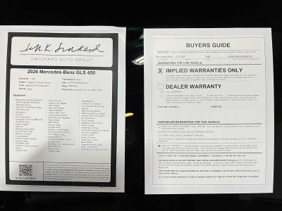 2026 Mercedes-Benz GLS 450 4MATIC® SUV