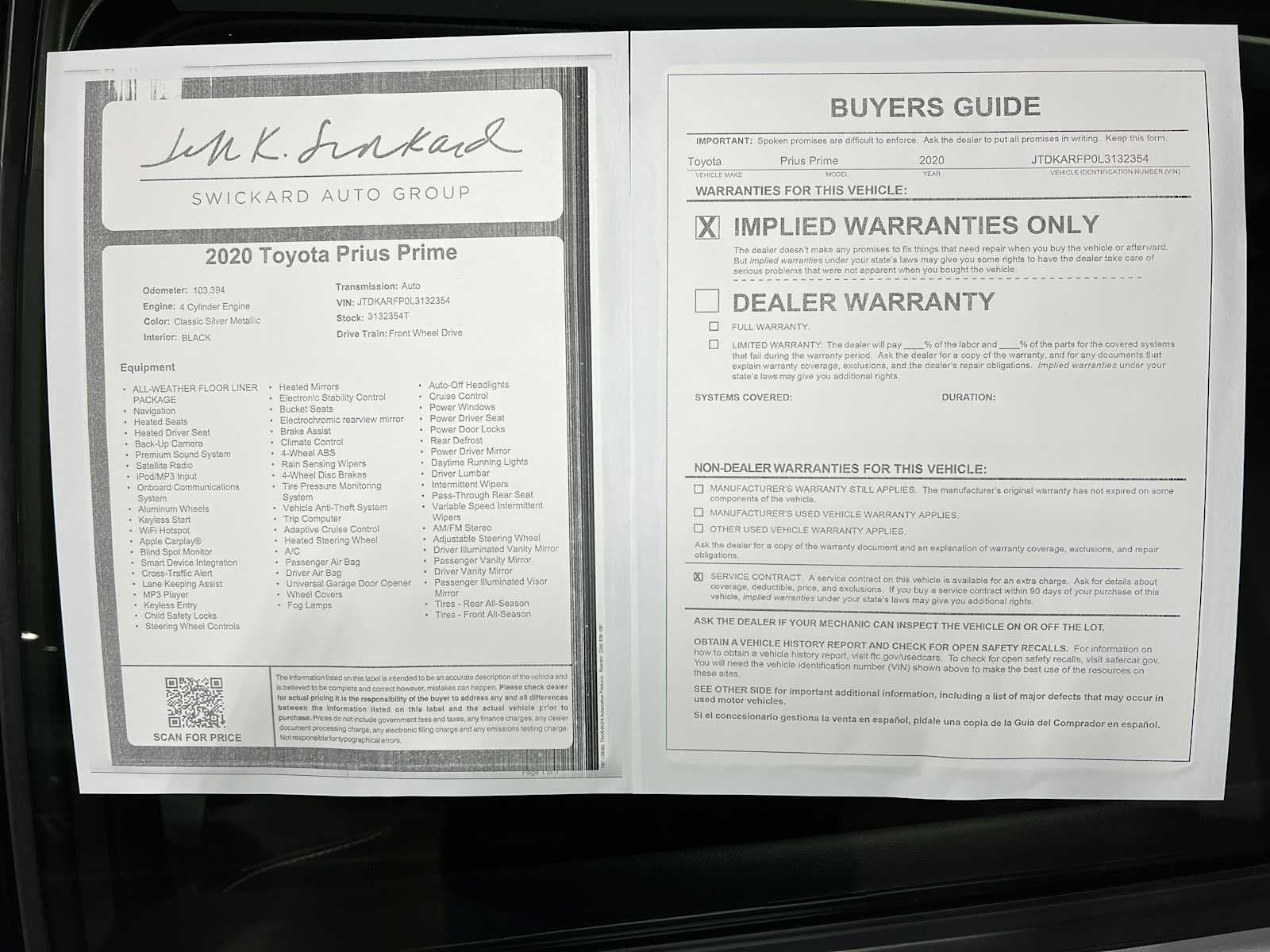 2020 Toyota Prius Prime Limited