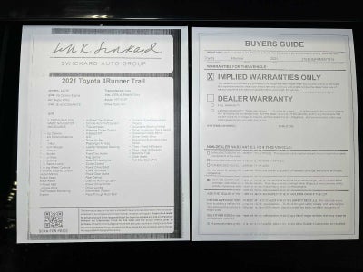 2021 Toyota 4Runner Trail Special Edition