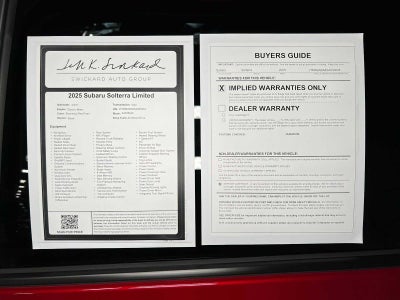 2025 Subaru Solterra Limited