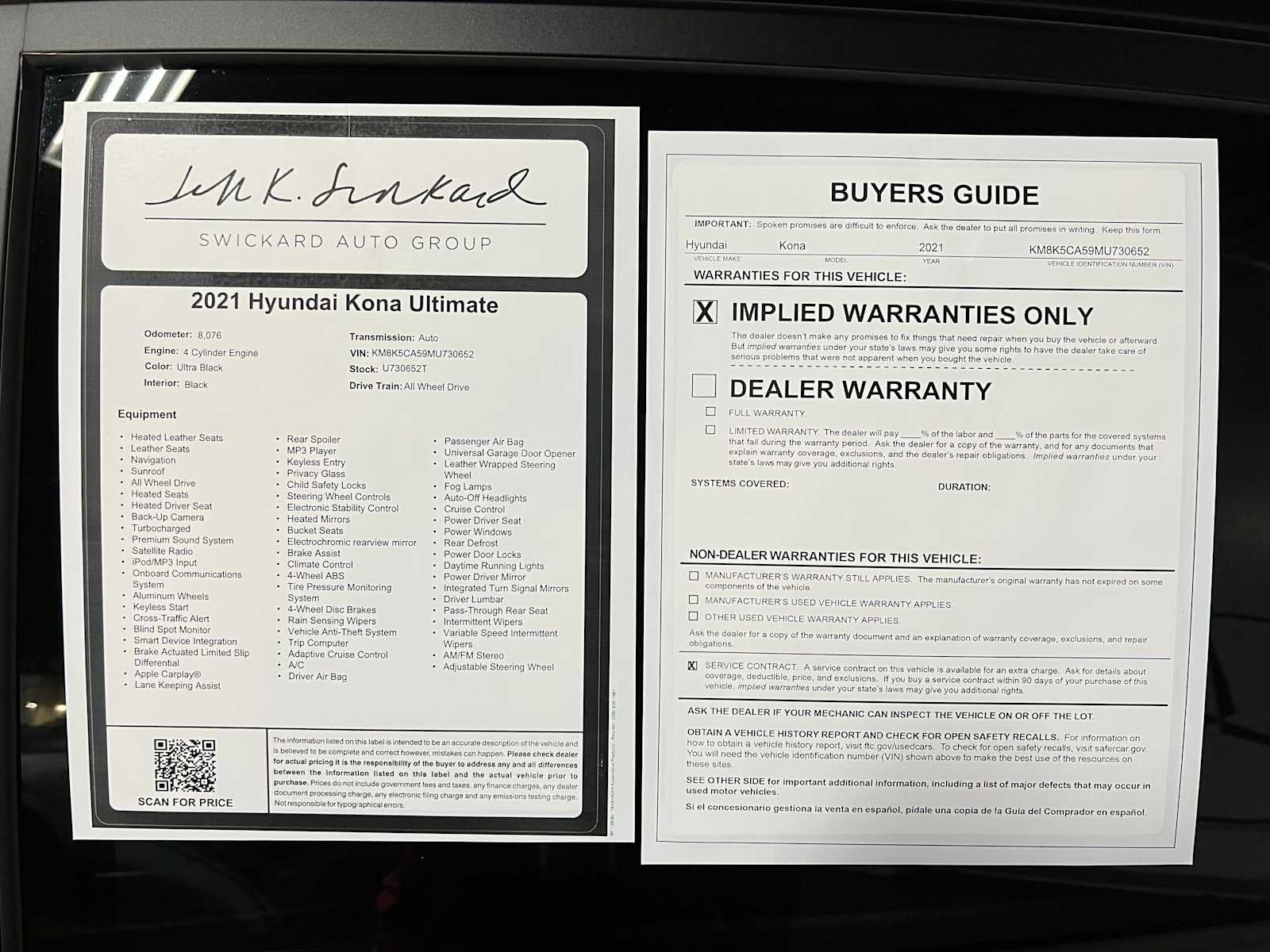 2021 Hyundai Kona Ultimate