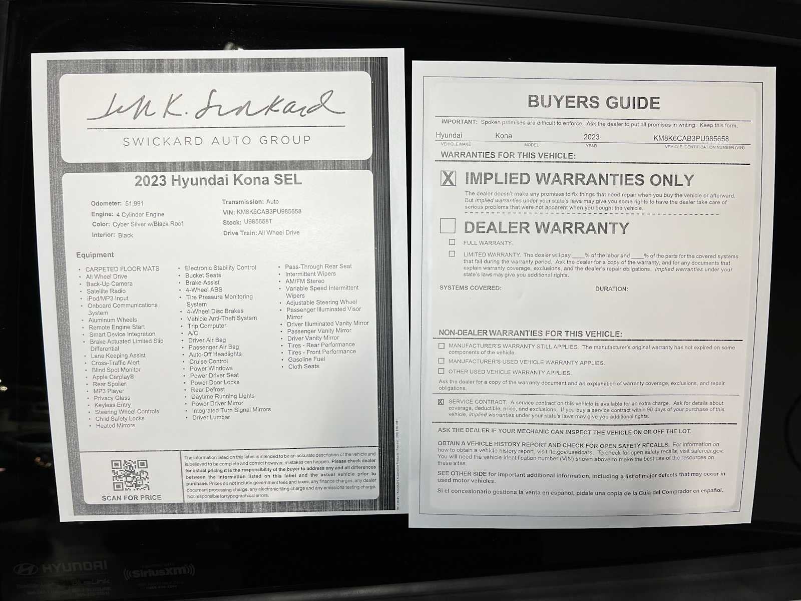 2023 Hyundai Kona SEL