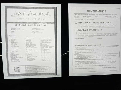 2023 Land Rover Range Rover Sport SE