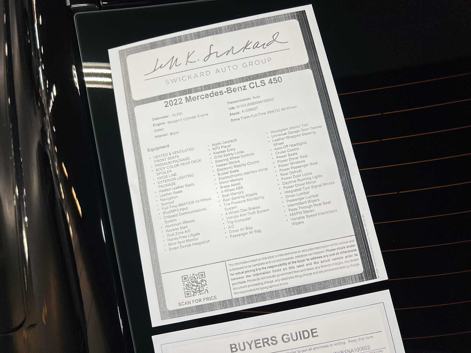 2022 Mercedes-Benz CLS 450 CLS 450