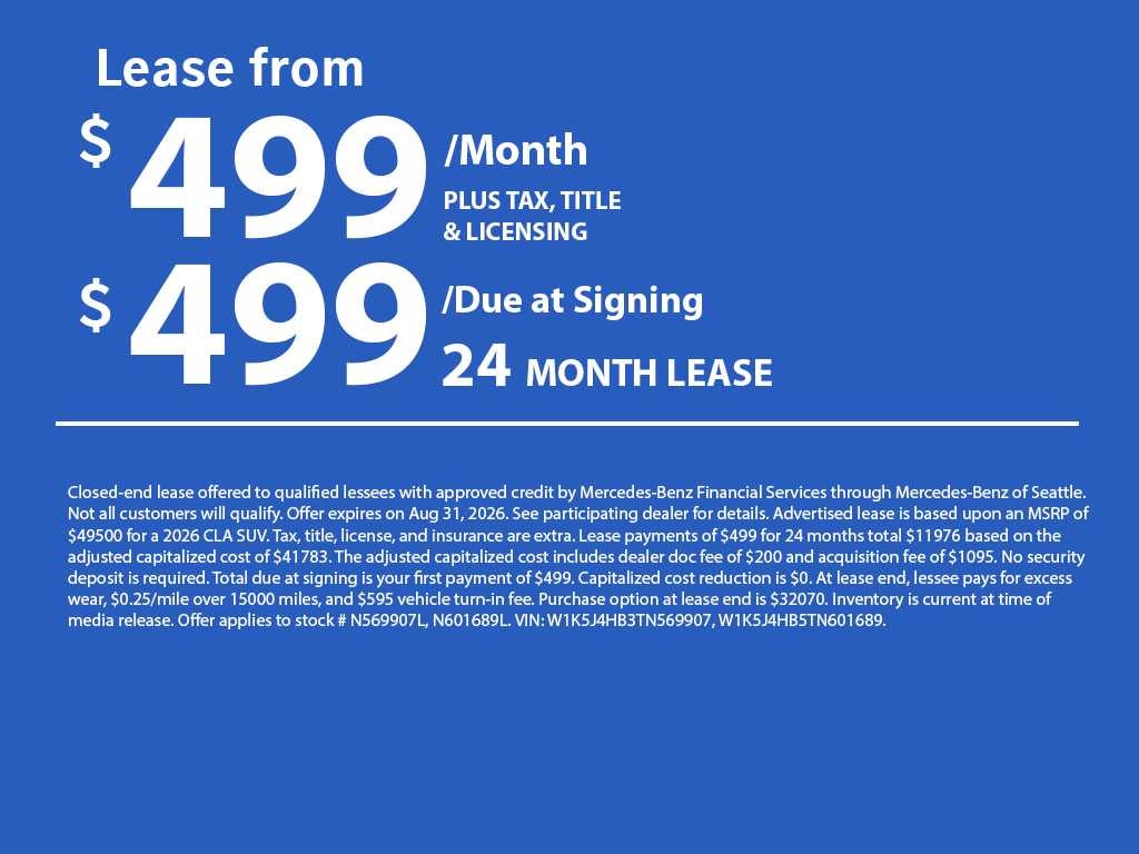 2026 Mercedes-Benz CLA 250 4MATIC® Coupe
