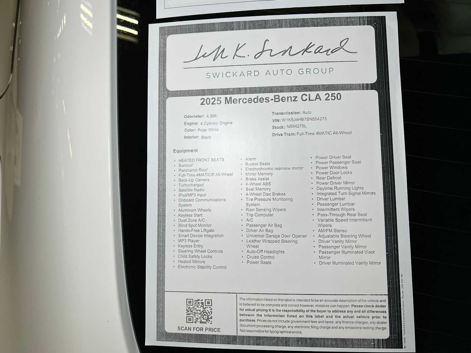 2025 Mercedes-Benz CLA CLA 250