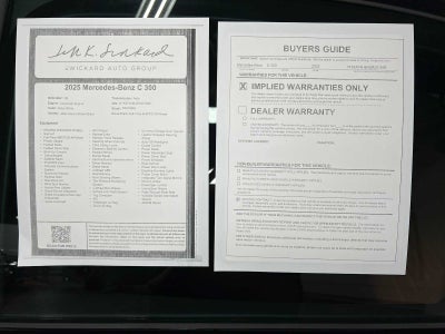 2025 Mercedes-Benz C 300 4MATIC® Sedan