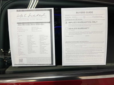 2022 Mercedes-Benz EQS 450+ EQS 450+