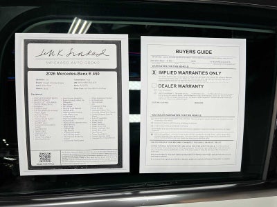 2026 Mercedes-Benz E 450 4MATIC® All-Terrain Wagon