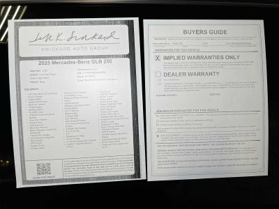 2025 Mercedes-Benz GLB 250 4MATIC® SUV