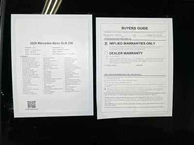 2026 Mercedes-Benz GLB 250 4MATIC® SUV