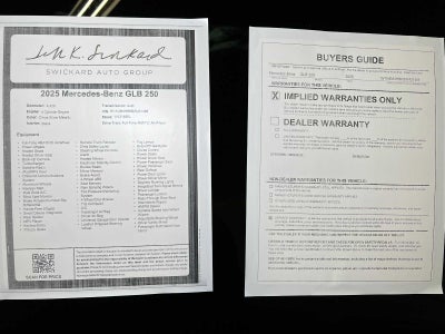 2025 Mercedes-Benz GLB 250 GLB 250