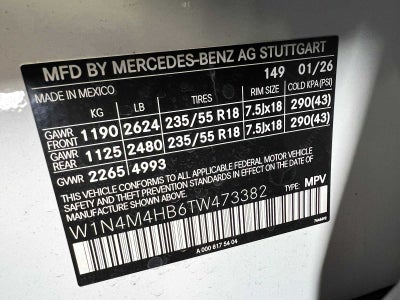 2026 Mercedes-Benz GLB 250 4MATIC® SUV