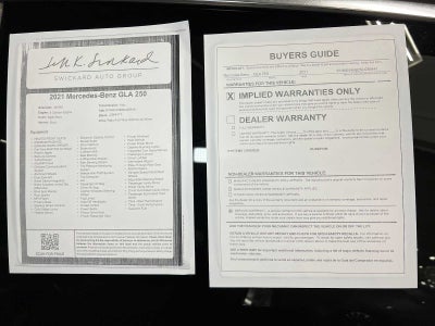2021 Mercedes-Benz GLA 250 GLA 250