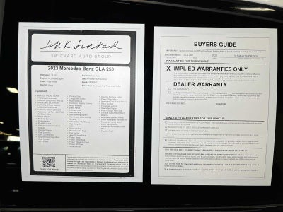 2023 Mercedes-Benz GLA 250 4MATIC® SUV