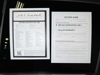 2026 Mercedes-Benz GLC 300 4MATIC® SUV