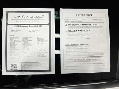 2026 Mercedes-Benz GLC 300 4MATIC® SUV