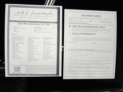 2026 Mercedes-Benz GLC 300 4MATIC® SUV