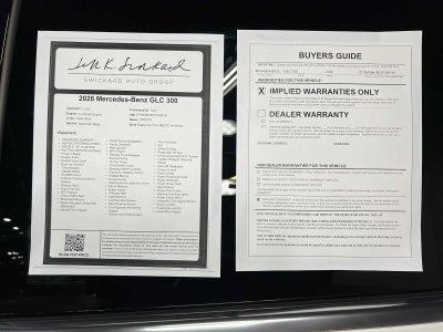 2026 Mercedes-Benz GLC 300 4MATIC® SUV