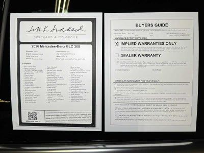 2026 Mercedes-Benz GLC 300 4MATIC® SUV