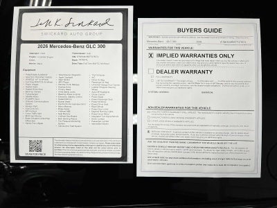 2026 Mercedes-Benz GLC 300 4MATIC® SUV