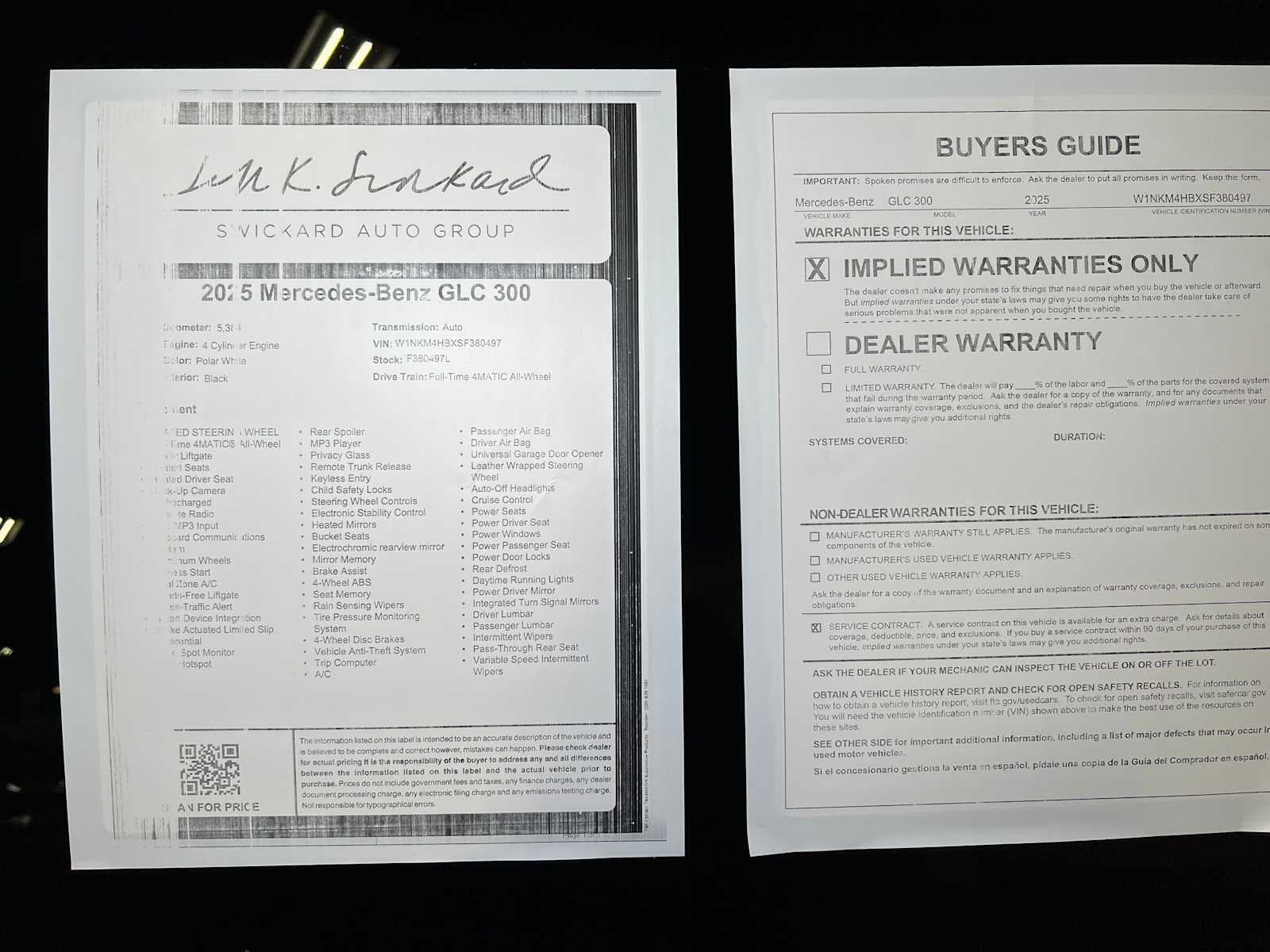 2025 Mercedes-Benz GLC 300 GLC 300