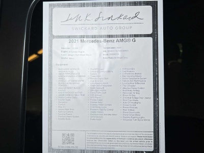 2021 Mercedes-Benz AMG® G 63 4MATIC® SUV