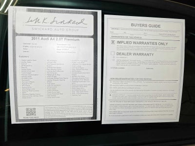 2011 Audi A4 2.0T Premium Plus