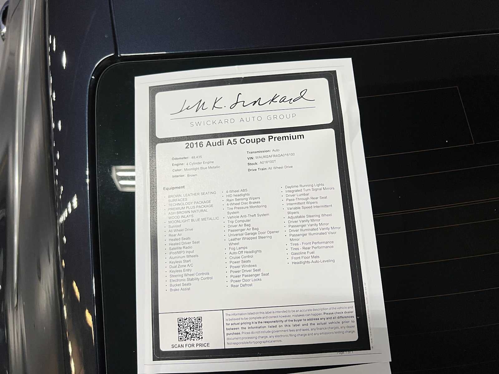 2016 Audi A5 Coupe Premium Plus