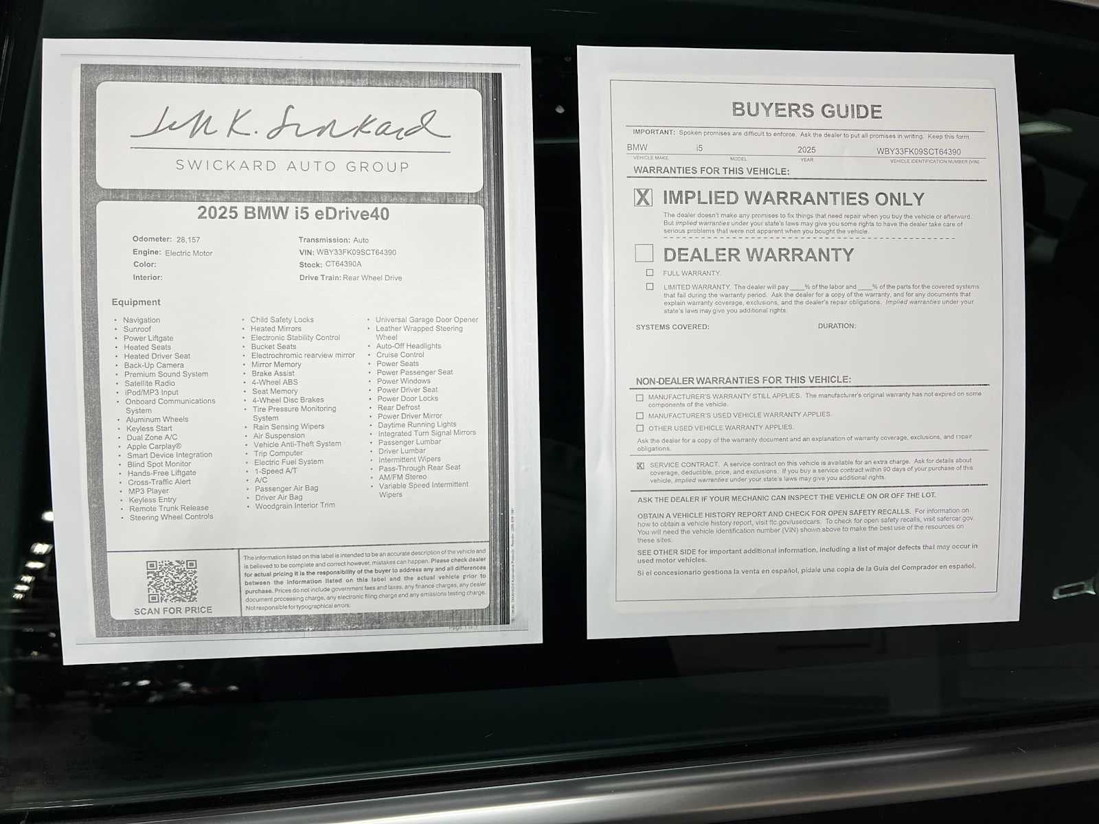 2025 BMW i5 eDrive40